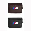 BAEG1 New 2025 Leather Emblem Car Key Case Keychain Zipper Key Case Bag For 50th BMW M M3 M5 M6 M2 E46 E90 E60 F10 F30 E39 E36 F20 E87