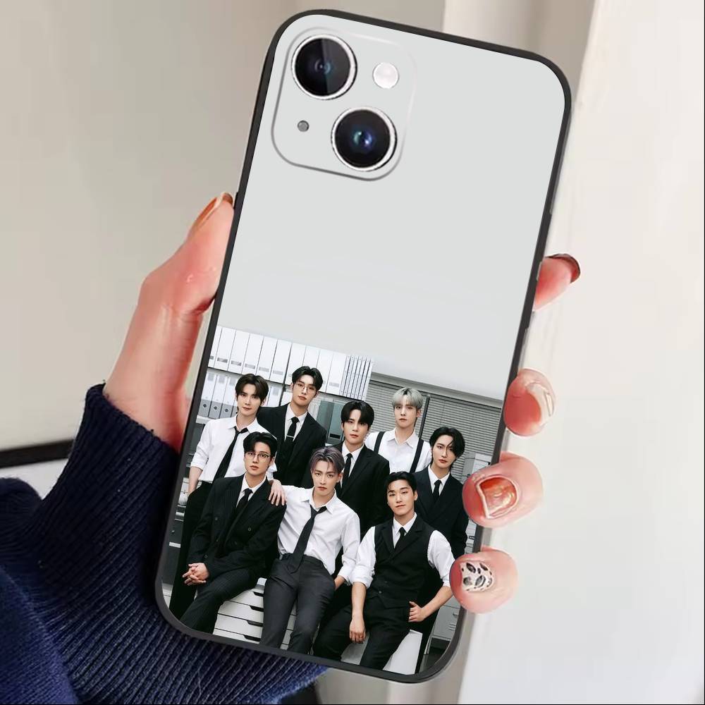 Горячий чехол для телефона Kpop O-ATEEZ для iPhone 17, 16, 15, 14, 13, 12 Plus, Max, мягкий силиконовый, черный