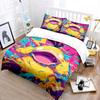 3D P0kem0n P-Psyduck Printed Bedding Set 3 Pieces Quilt Cover Pillowcase  US Twin Adult Bed Cover Bedroom Bed Set Wonderful Gift