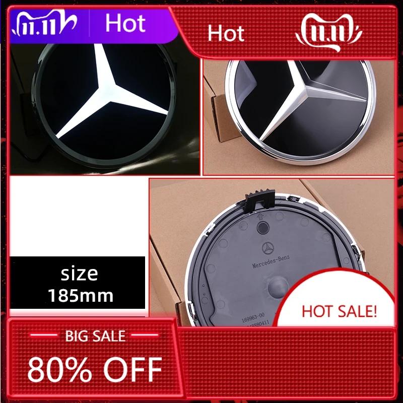 WVWGI1 For Mercedes Benz Car Front Grill Logo Light 3D LED Badge For Mercedes Benz W447 V-class VITO Emblem Luminous Decorative Light