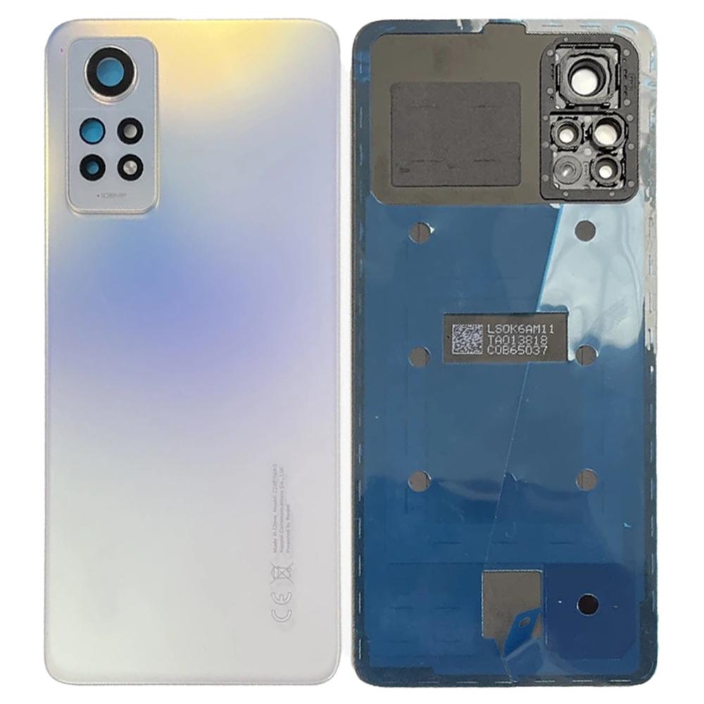 For Xiaomi Redmi Note 12 Pro 4G Back Battery Housing Cover with Camera Ring Lens Cover Spare Part