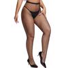 Women Lace Sheer Sexy Black Fishnets Pantyhose Thighs Plus Size Knee Thigh High Stockings Lingerie Panty Socks 5XXXXL