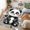 Panda Love Living Room Nonslip Area Rug Soft Carpet For Bedroom Game Playroom Sofa Office Home Decor Doormat Christmas Gift C926833