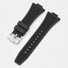 Ремешок с выпуклым концом 12 мм*26 мм для серии Tissot PRX T137.407/T137.410 Super Player 40 мм Мужской резиновый силиконовый браслет для часов