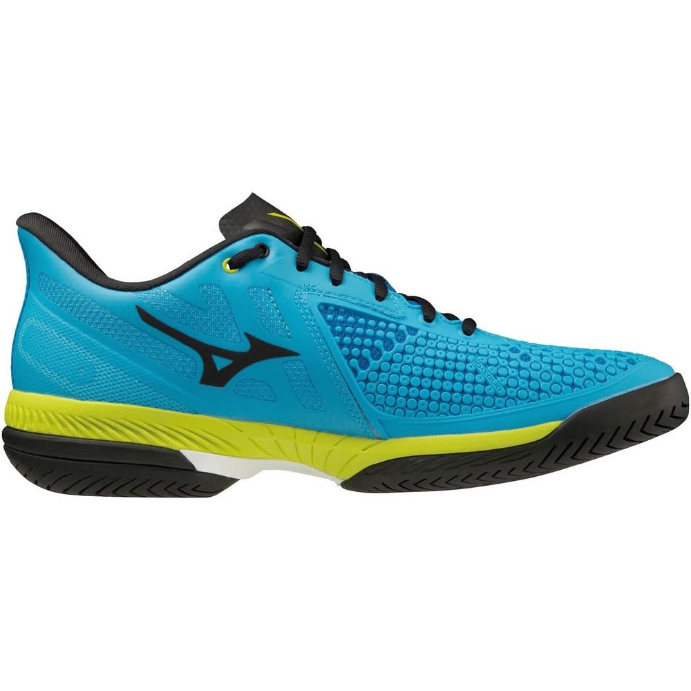 Tennis Shoes Wave Exceed TOUR 5 AC All Court Club Activities Lightweight Game Court Soft Light Cm 2E [Mizuno] Blue/Yellow/Black 23.0