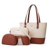 "2024 New Style Mother-Child Bag: Elegant 3-Piece Set, Single Shoulder & Crossbody Women's Handbag"