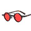 New High Quality Hippie Small Round Square Sunglasses Men Women Retro Steam Punk Glasses Vintage Gradient UV400 Driving Glasses