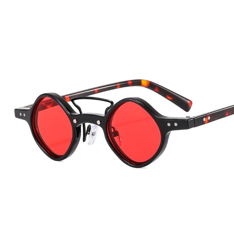 New High Quality Hippie Small Round Square Sunglasses Men Women Retro Steam Punk Glasses Vintage Gradient UV400 Driving Glasses