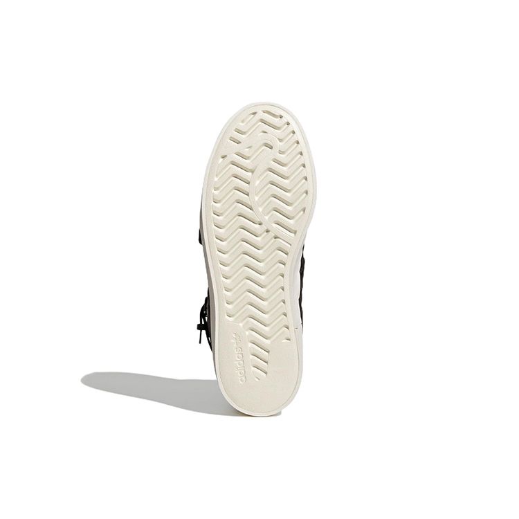 adidas Оригинальные Nizza Bonega Удобные Нескользящие Прочные Высокие Кеды для Скейтбординга Женские Кеды для Скейтбординга Черные Белые GW6760