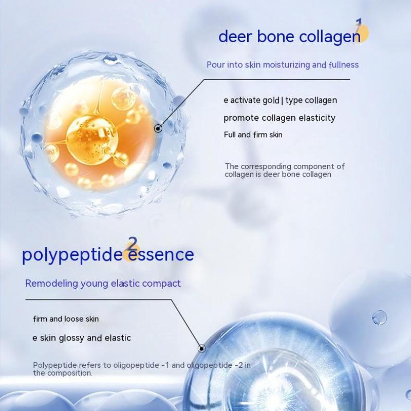 Moisturizing Collagen Facial Mask Anti Wrinkle Hyaluronic Acid Crystal Facial Mask Skincare Cosmetics 5 Pieces In a Box