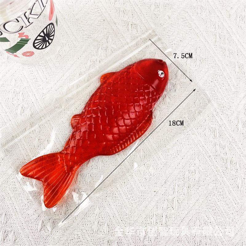 Высококачественная реалистичная игрушка-антистресс в виде карпа кои, которую можно сжимать