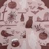 Ткань Cotton Flex Dark Rose Brown Fabric Halloween Fabric For Sheeting Printed Craft Fabric By The Yard 40 Inch
