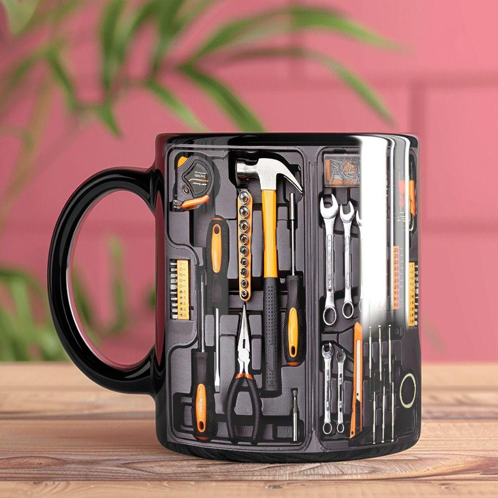 Ceramic Mechanic Water Cup 325ml Mechanic Mug Funny Coffee Mug Auto/Car Mechanic Gift