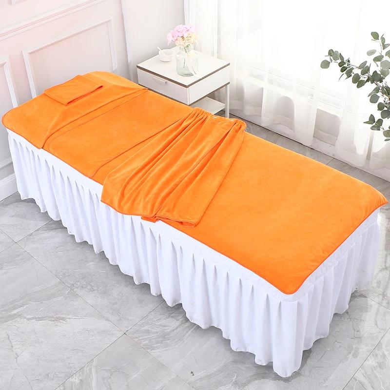 5Pcs/Set Aesthetic Clinic Sauna Nano-velvet SPA Towel Beauty Salon Bath Hair Towels Strong Absorbent Turban Bed Towel