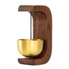 Mini Orin Buddhist Altar Orin, Door Bell, Brass, Doorbell for Entrance, Protection from Evil, Good Luck, Beautiful Sound, Stylish