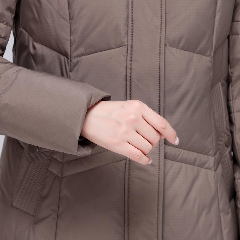 Real Fur Collar Winter Long Down Coats for Women Vintage Plus Size Parkas Hooded Elegant Thick Warm White Duck Down Jacket Woman Outerwears