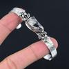 Распродажа ко Дню дружбы Агат «Сумасшедший кружевной» Камень Серебро 925 пробы Цветок Новый браслет Ювелирные изделия