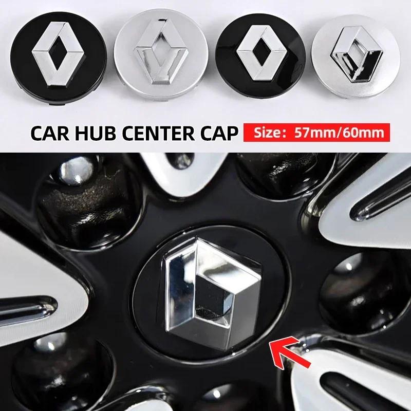 For Renault 2026 New Hub Caps For Renault Modus Twingo Master Traffic Vivaro Kangoo Espace Symbol RS 4PCS 57mm 60mm Car Wheel Ce