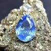 Natural AAA++ Pendant Blue Topaz Pear 61.65 Ct 925 Sterling Silver Gems MY-366-K