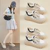 Summer Mesh White Shoes New Style of Female Students Breathable Height-enhancing Shoes Casual Shoes