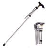 Travel Antislip Aluminium Zinc Zinc Alloy Metal Fold Crutches For Elderly Walking Stick Trekking Poles