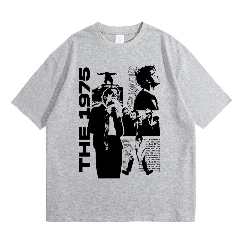 Рок-группа The 1975 Being Funny in A Foreign Language Принт Футболка Футболки с графикой Мэтти Хили Инди Альтернативная Мода Футболка