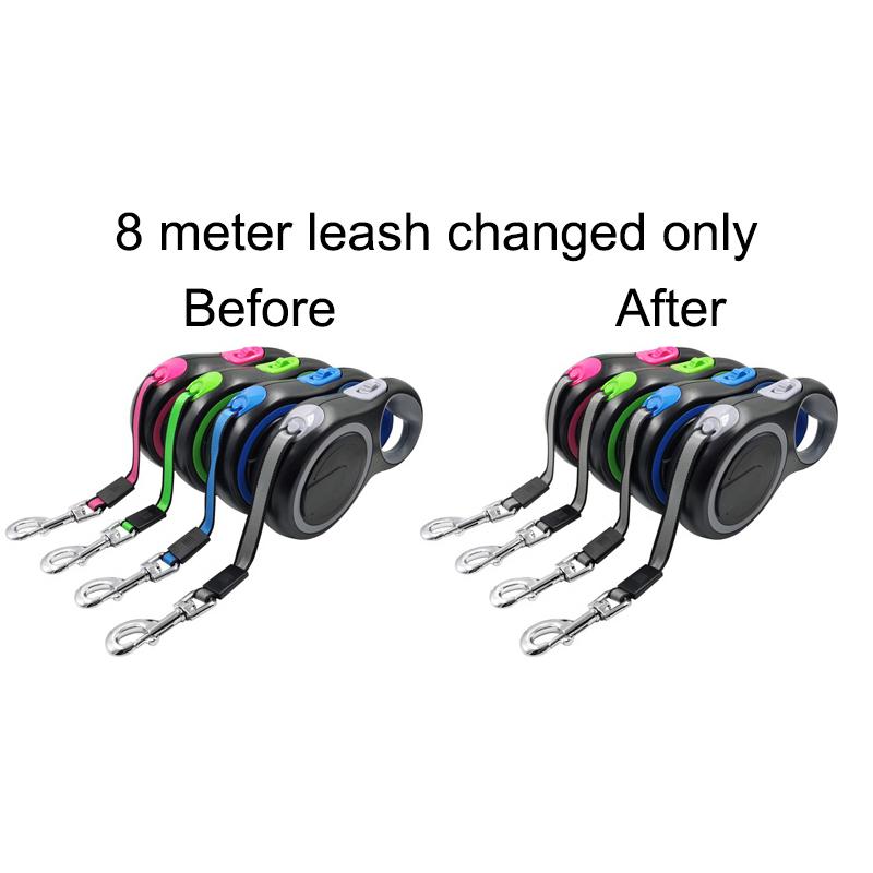 Длинный прочный поводок для больших собак Прочный нейлоновый выдвижной поводок для выгула большой собаки