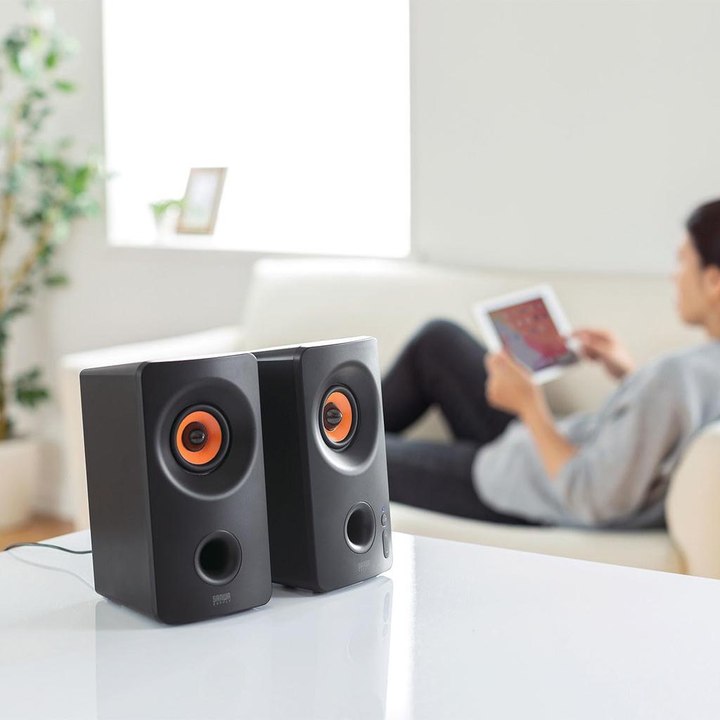 Sanwa Supply Bluetooth-совместимый 3-полосный мультимедийный динамик MM-SPBT3WAY