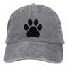 Кепка с принтом лапы собаки Мужские кепки Женские козырьки Защита от солнца Кепки Snapback
