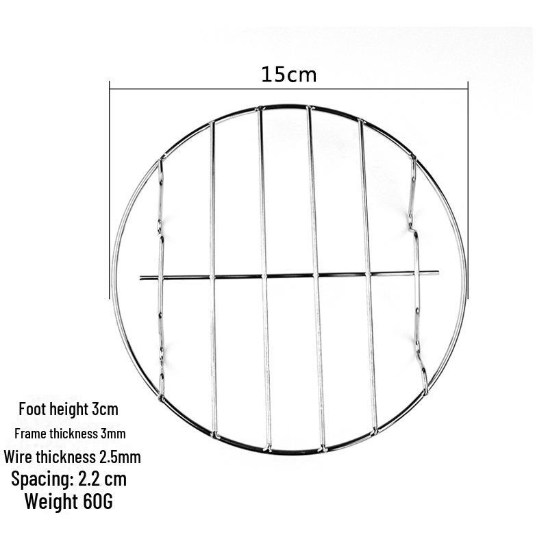 15-25 см нержавеющая сталь антимагнитная подставка для варки овощей на пару