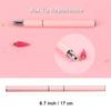 DIY Art Dual-Ended Picking Tool Diamond Point Drill Pen Wax Pencil Nail Rhinestone Picker