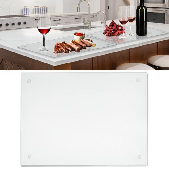 Cutting Board Easy To Clean Non-Slip Chopping Board Transparent Acrylic Chopping Block for Kitchen Home