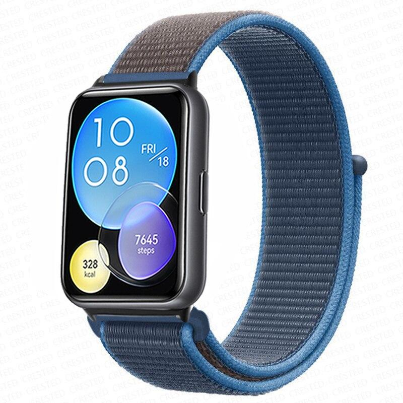 Нейлоновый ремешок для Huawei Watch Fit 2, ремешок, аксессуары для умных часов, сменный браслет Correa Huawei Watch fit1 active