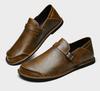 Genuine Leather Male Casual Shoes Handmade Mens Loafers Moccasins Breathable Slip On Driving Shoes Leisure Business Dress Flats