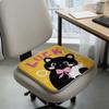 Мультяшная Подушка на Сиденье Имитация Кашемира Нескользящее Дно Стула Роскошная Подушка