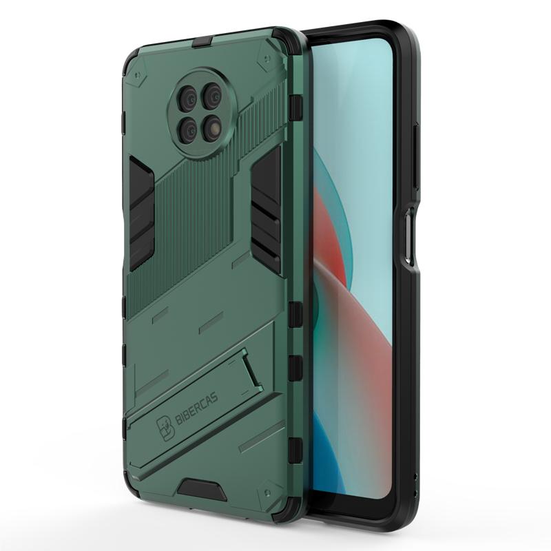 For Xiaomi Redmi Note 9T 5G Case Cover Shockproof Silicone Bumper Holder Stand Armor Hard PC Phone Case Redmi Note 9 T Pro 9S