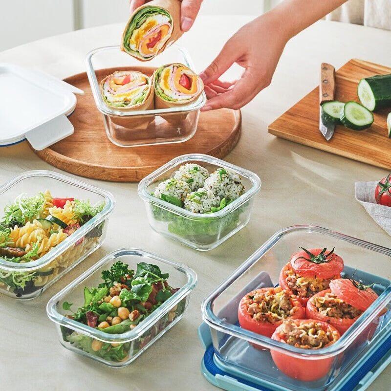 LOCK&LOCK Glass Food Storage Container - Microwave & Refrigerator Safe