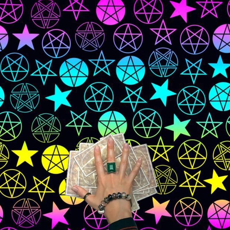 Астрология Таро Стол Алтарь Скатерть Метафизическая Настольная Игра Коврик Маятник Гадания Алтарь Скатерть Настольная Игра Карточная Подкладка