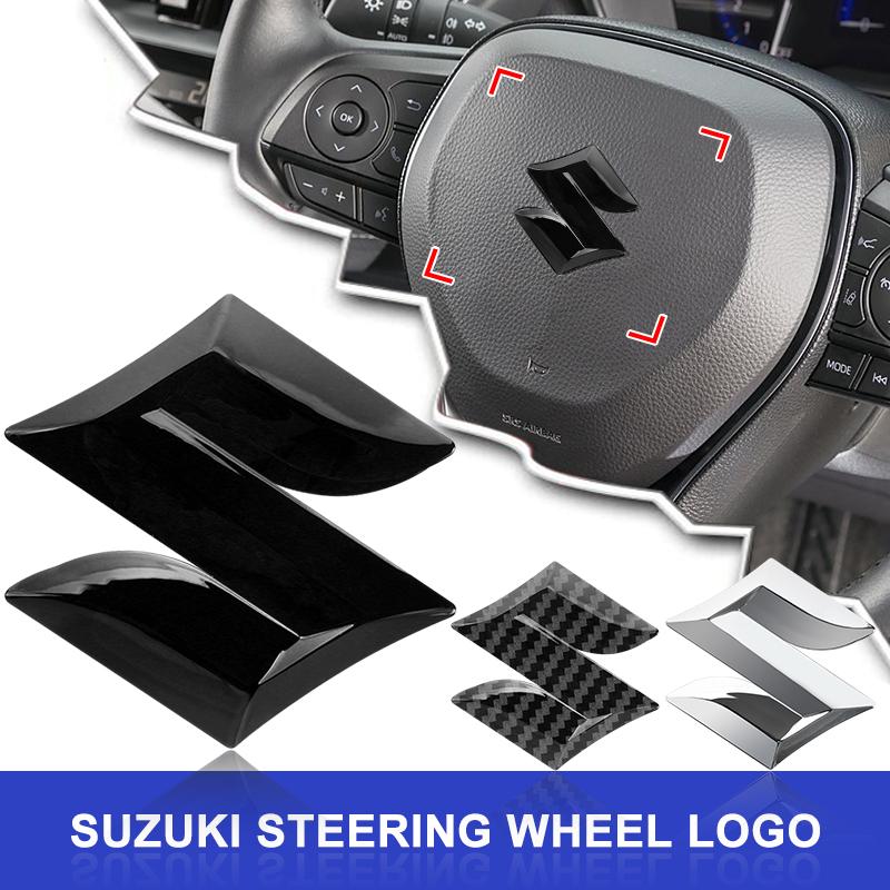 4.9*5см ABS Наклейка-эмблема на центр руля автомобиля Аксессуары для Suzuki Samurai Ltz 400 Vitara Gsr 600 Jimny Escudo Swift Strom 650 Alto