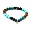 Bracelet - A Bijoux - Chrysocolle Turquoise Agate - 8 Mm - Length 19-20 Cm - Made In France