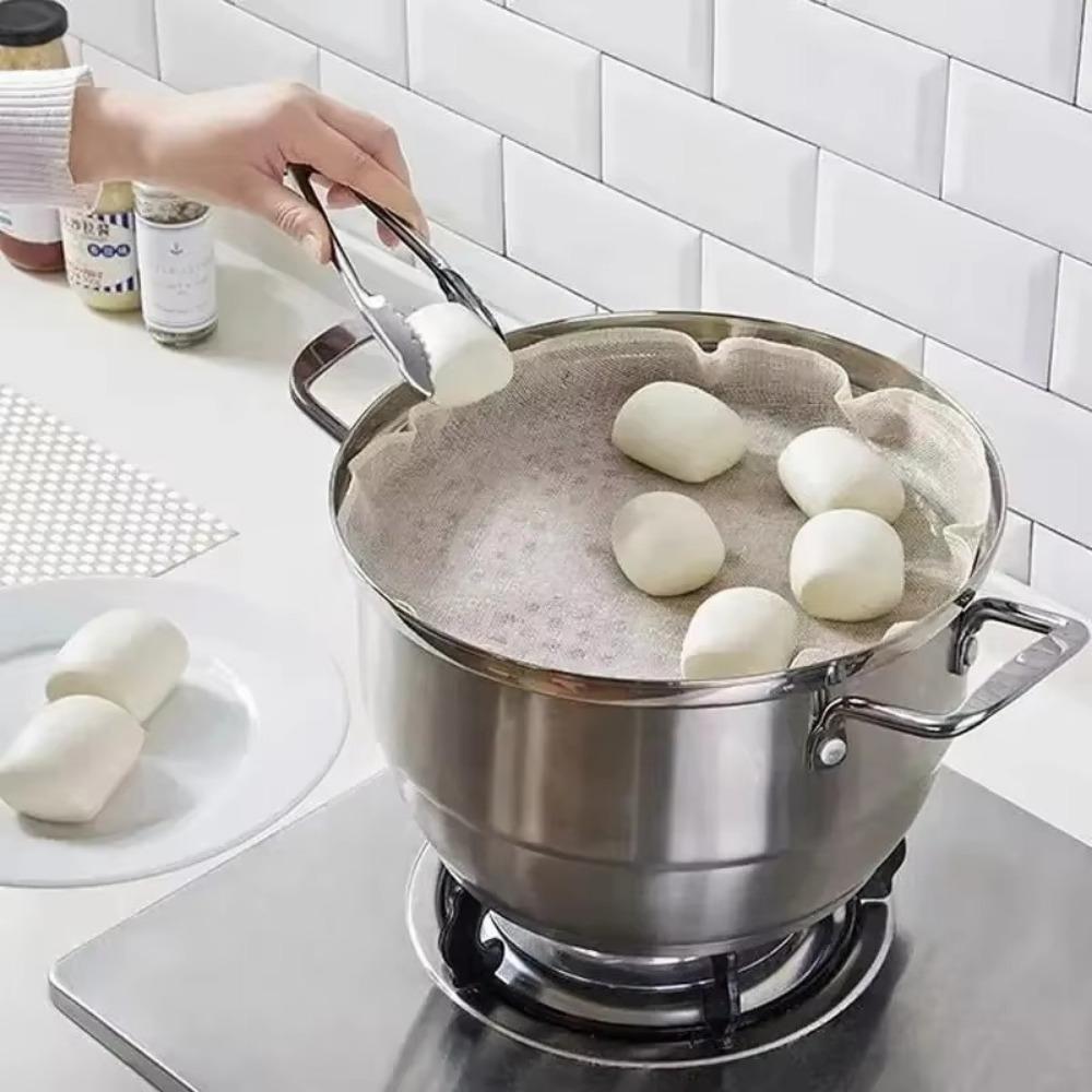 10 шт. Круглая салфетка для отпаривания, многоразовая салфетка для ящика, новый коврик для отпаривания, кухонный отпариватель