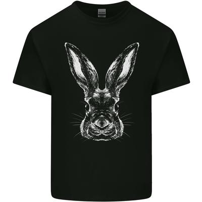 A Rabbit Head Mens Light Cotton T-Shirt Unisex T-Shirt Graphic Tee
