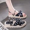 Fashion Sandals For Women Summer 2024 Footwear Ladies Shoes Platform Outdoor F With Comfortable Offer Trend Vip H Chic And Elegant Or