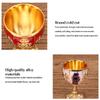 Metal Wine Glasses Retro Dinnerware Goblet Vintage European Style Spirit Vodka Champagne Glasses for Bar Home Decor
