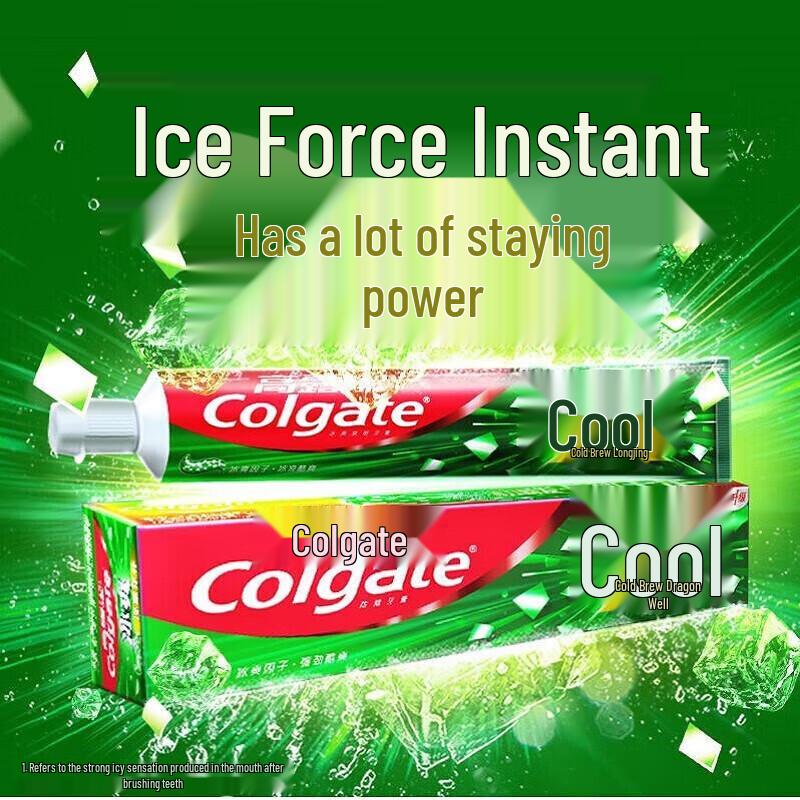 Colgate Ice Fresh Mint Toothpaste with Longjing Tea