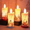 Ornaments for Home LED Simulation Flame Candle New Year Christmas Decoration Home Decor Xmas KTY