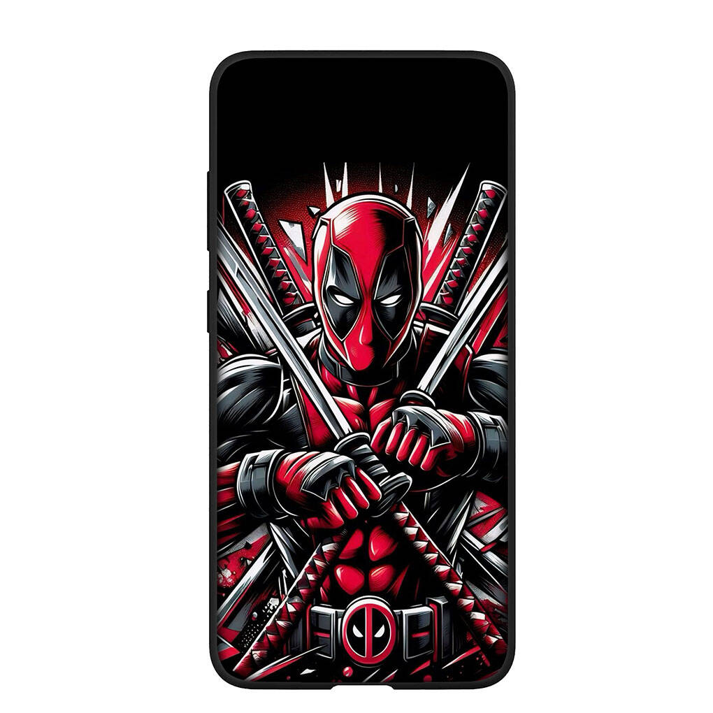 Чехол для телефона Samsung Galaxy S25 S23 S22 S24 Ultra FE A05 A06 A15 A16 A36 A37 A35 A54 A55 A56 A57 A25 A26 A53 Marvel Дэдпул Комиксы Росомаха Обложка