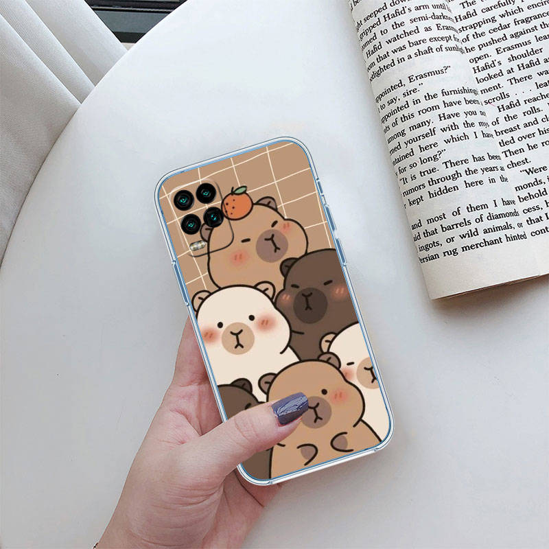 IR4 Capybara Cute Case for Motorola E22S E7 G6 G7 G8 G9 Plus Power Play G10 G20 G04 E30 E40 E22 E20 E13 E15 G22 G23 G05 G75 G35 G55