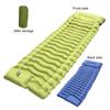 Inflatable Sleeping Pad Built-in Foot Pump Pillow Lightweight Thicken Portable Single