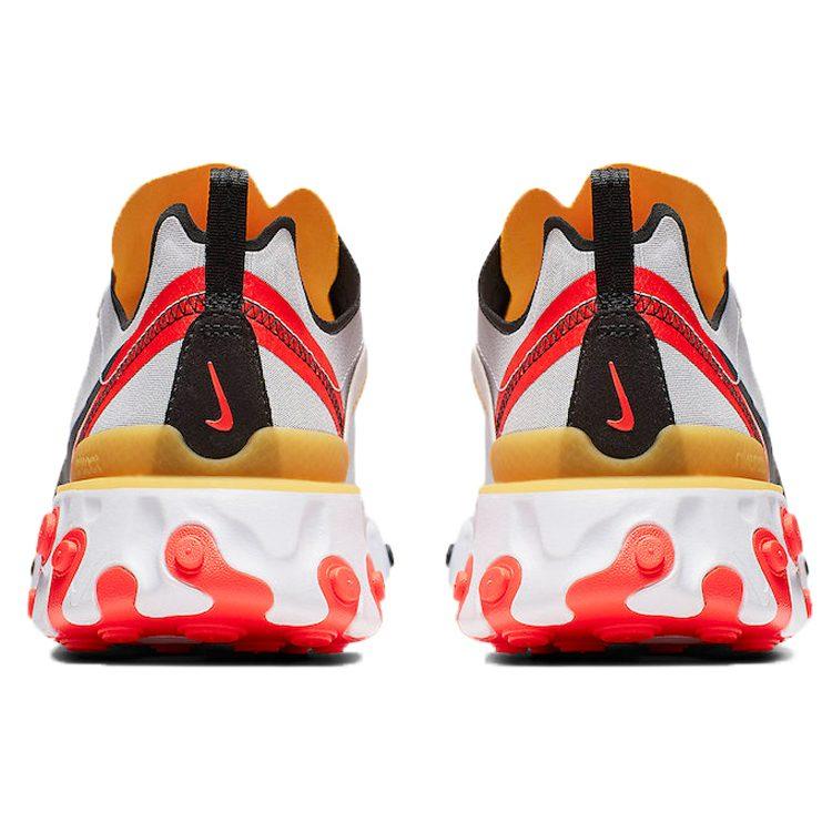 Nike React Element 55 Белый Черный Малиновый Золотой BQ6166-102